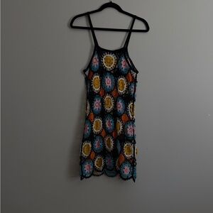 Crochet Mini Dress